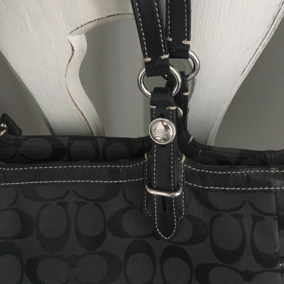 Black Coach Tote Bag - Picture 3 of 5